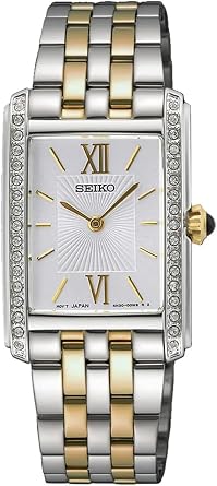 Seiko Orologio Donna Al Quarzo SWR090P1 – Cassa Oro Con Cinturino In Pelle, Vetro Hardlex Antigraffio, Impermeabile 5 Bar - 6