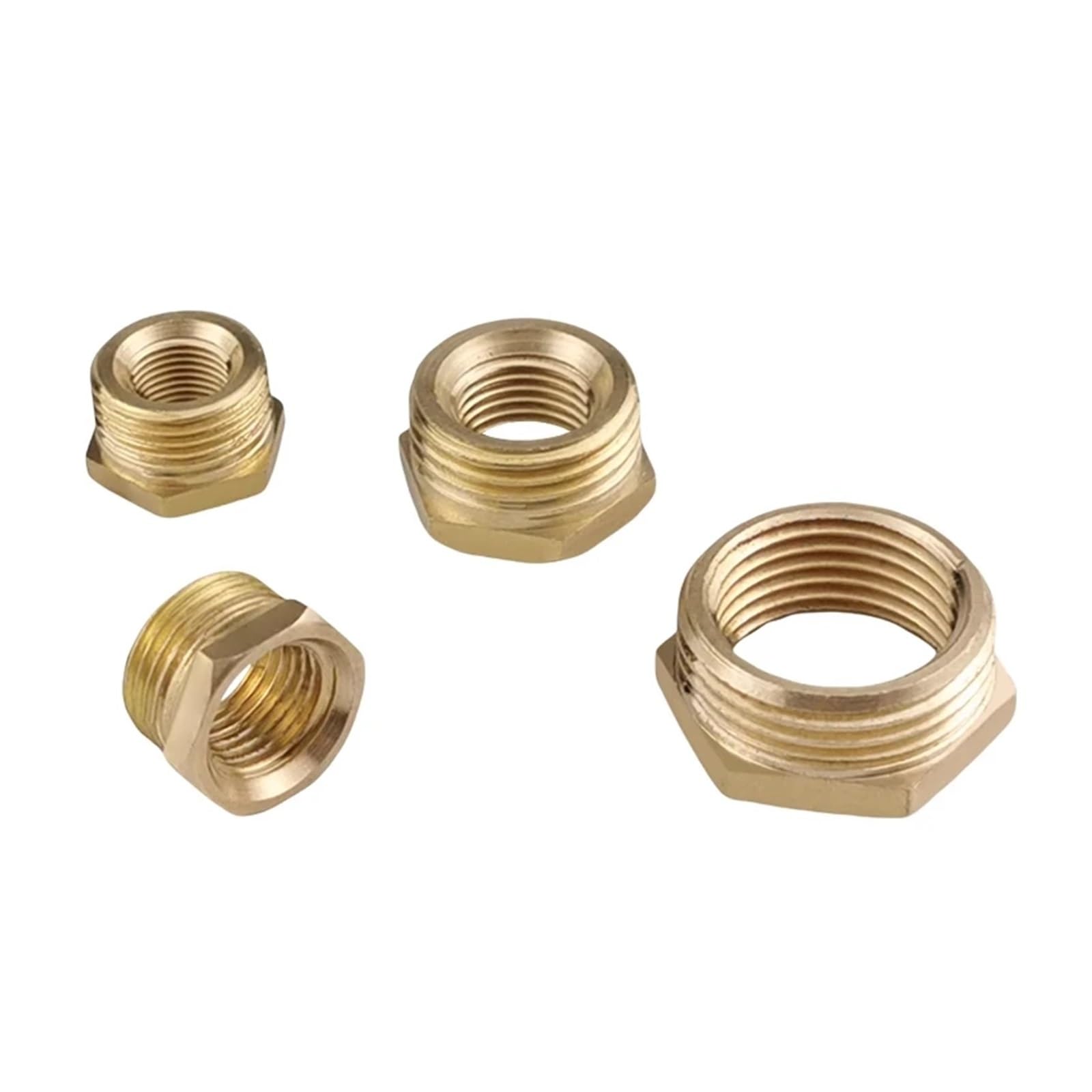 22 Uds M14 M18 M20 M22 M27 M30 1/8 "1/4" 3/8 "1/2" 3/4 "BSP hilo macho a hembra conector reductor de latón for tubería