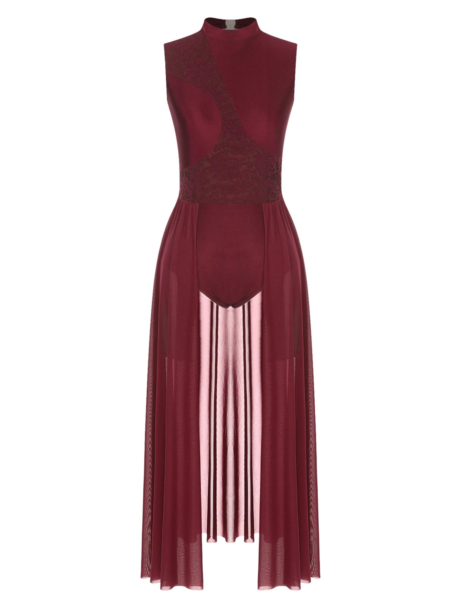 Freebily Vestido De Danza Lírica para Mujer Maillot De Danza Clásica Sin Mangas