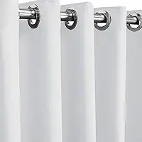 Cortina Blackout/Blecaute Em Tecido Corta Luz Para Sala, Quarto e Escritorio 3,00M x 2,50M | Admirare (3,00M X 2,50M, Branca)