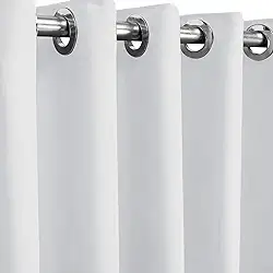 Cortina Blackout/Blecaute Em Tecido Corta Luz Para Sala, Quarto e Escritorio 3,00M x 2,50M | Admirare (3,00M X 2,50M, Branca)