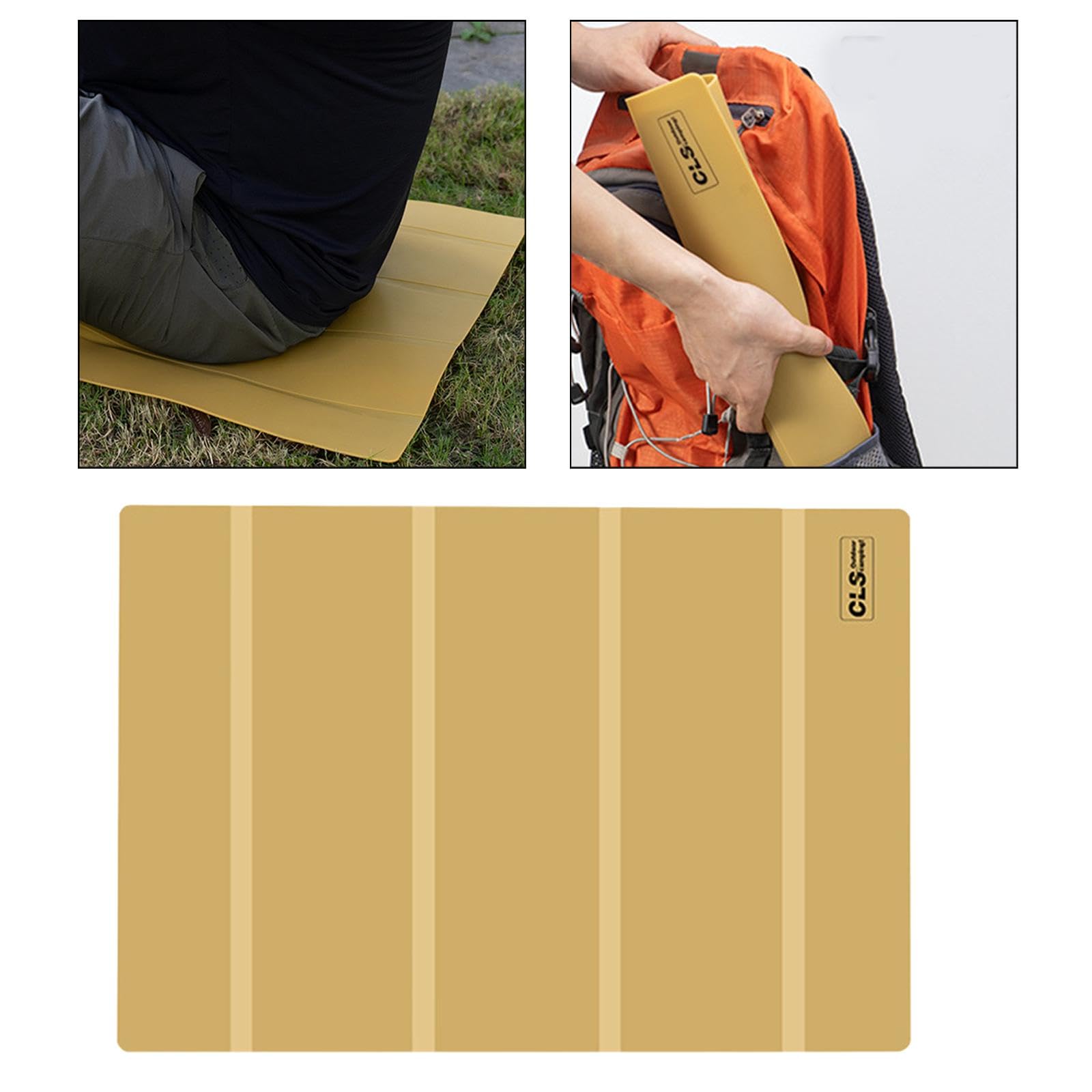 Tapis de Table de Camping, Protège-table, Tapis de Table Pliable pour Cuisine Extérieure, kaki
