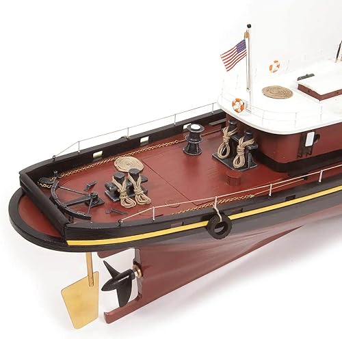 Miniatura 7 de Occre Remolcador de madera Hercules 150 listo para RC kit de modelado para adultos para construir