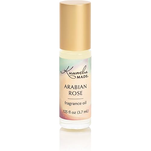 Kuumba Made Arabian Rose Fragrance Oil Roll-On 0.125 fl oz (3.7ml) | Rollerball Perfume | Alcohol Free