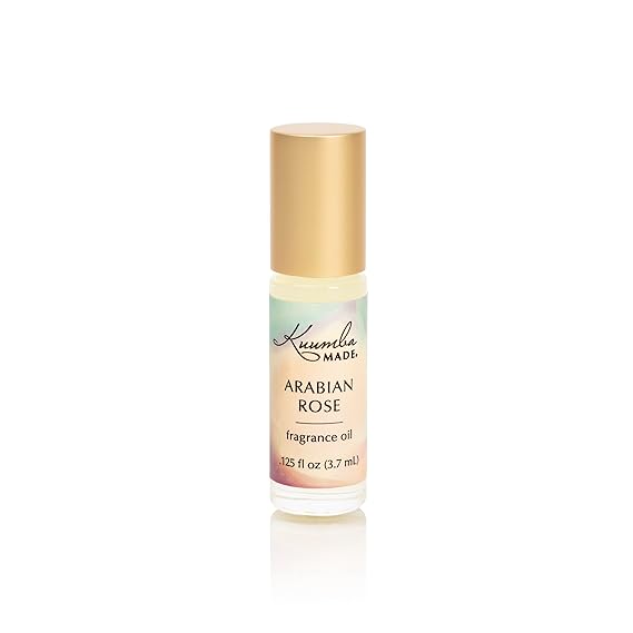 Kuumba Made Arabian Rose Fragrance Oil Roll-On 0.125 fl oz (3.7ml) | Rollerball Perfume | Alcohol Free