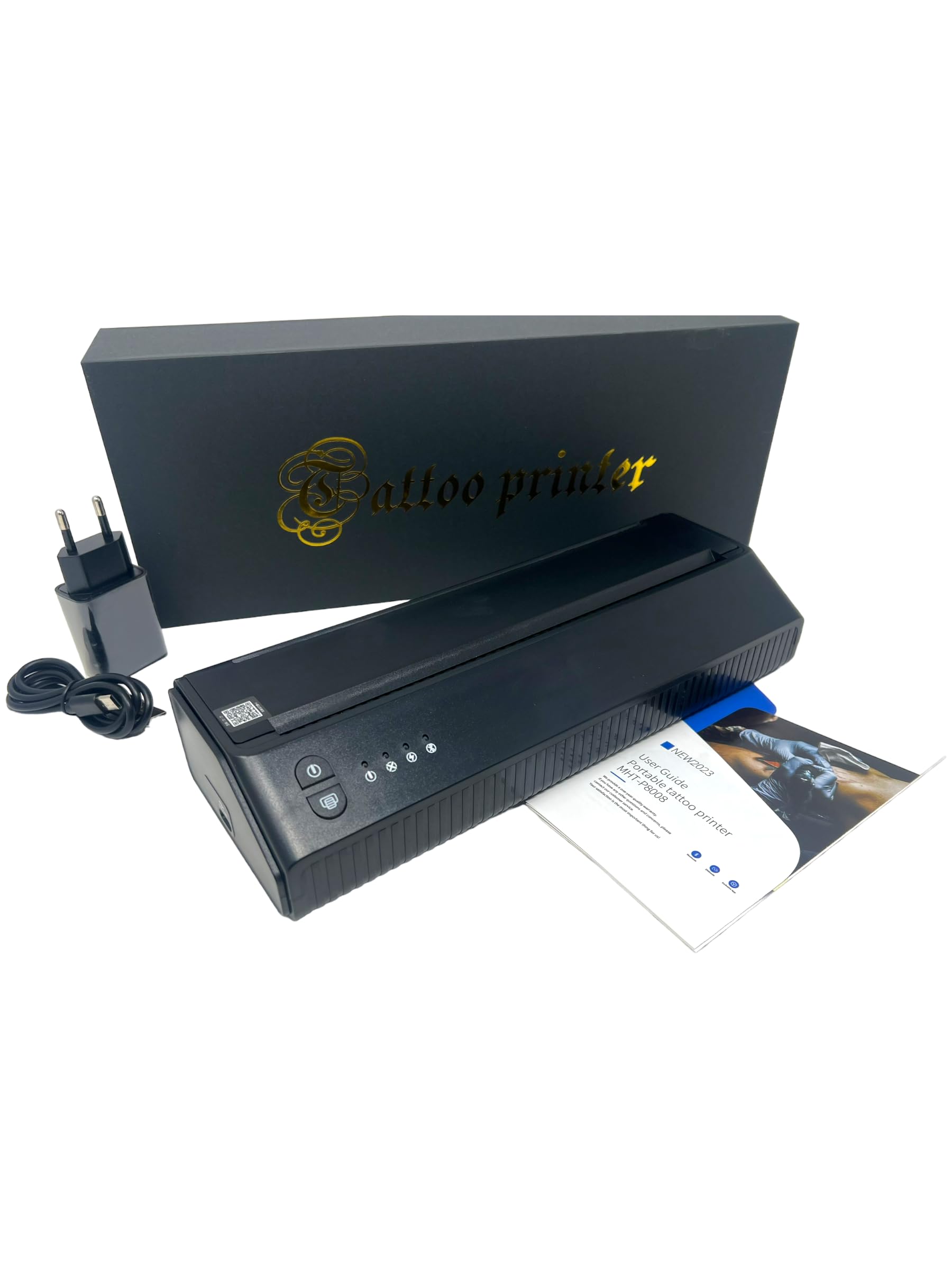Bodysupply - Stampante termica senza fili con batteria per tatuaggi A4 con app – by INKgrafiX® Germania – Studio professionale