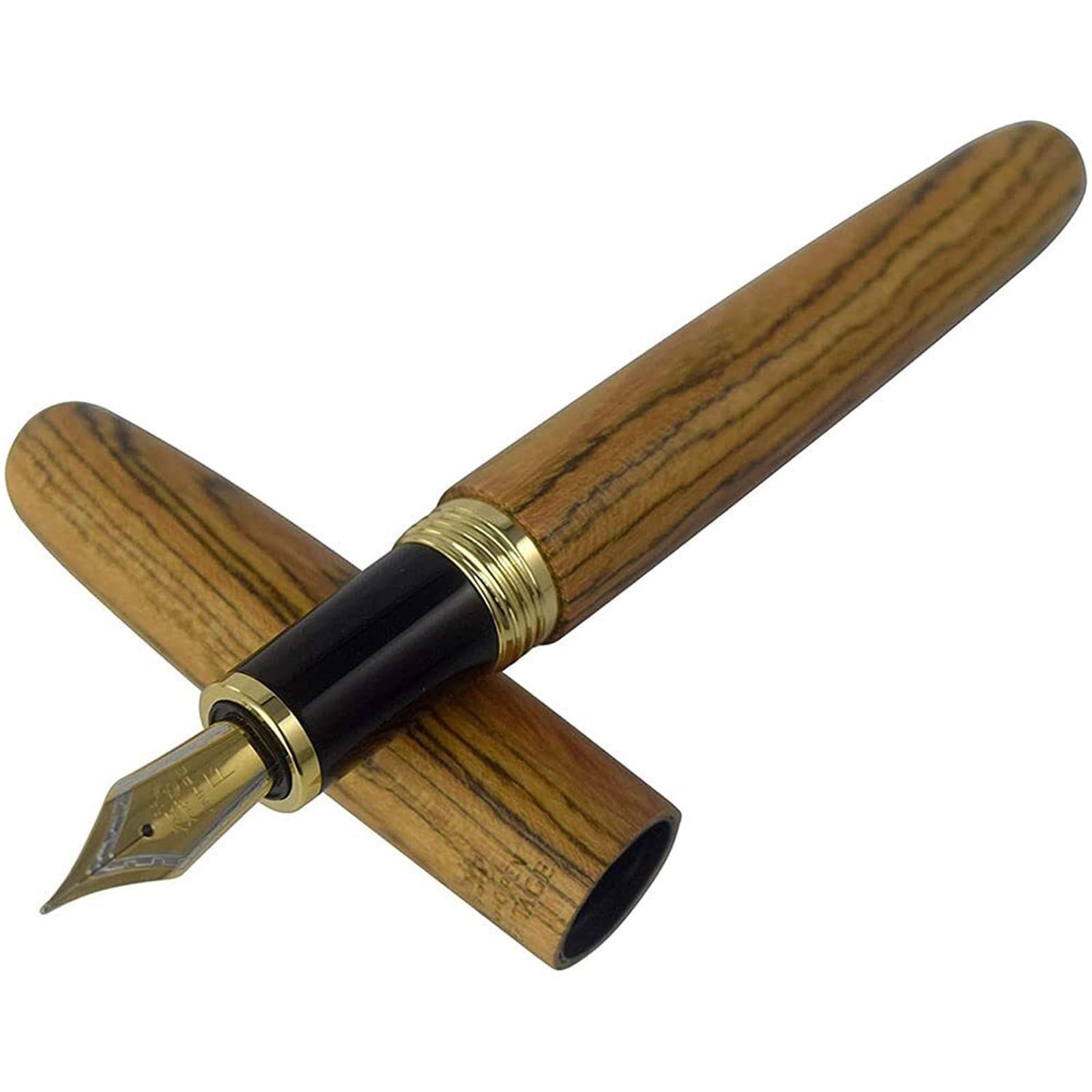 Penna in legno dal design classico con convertitore liscio penne