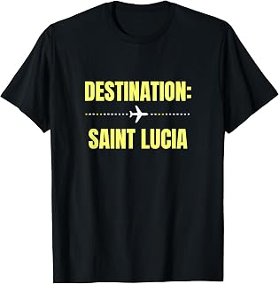 World Travel Vacation Holiday Saint Lucia T-Shirt