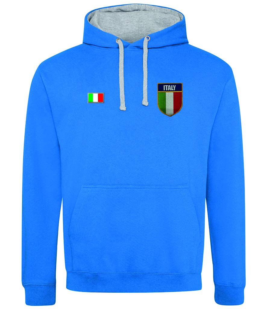 Six Nations Italy Blue Hoodie International Rugby Union League World Cup Supporters Birthday Present Non Official