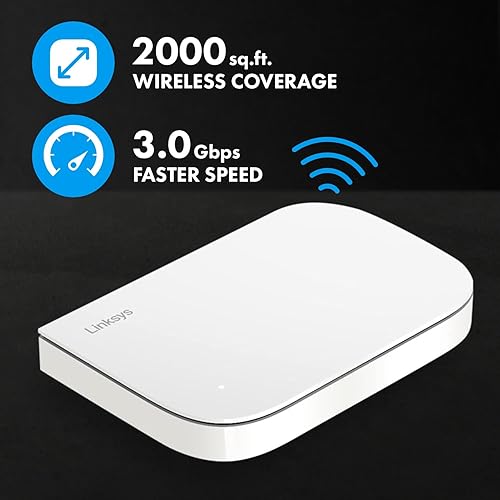 Miniatura 4 de Linksys Combo de enrutador y extensor WiFi, incluye enrutador WiFi 6 y extensor de alcance WiFi para una cobertura superior, ideal para amplificador