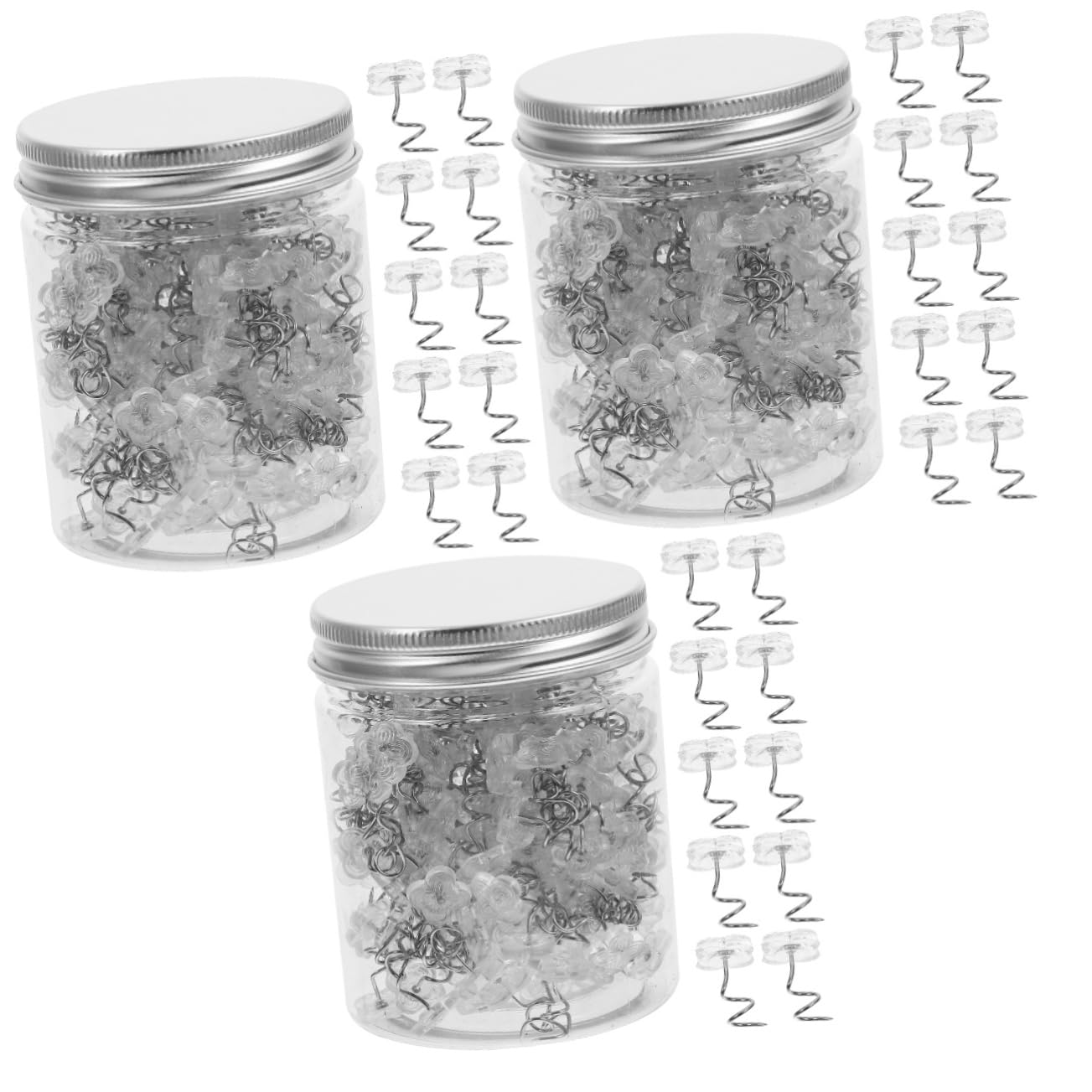 Lurrose 600stücke Schmucknadel Spiralnadel Für Hochzeits-Bouquets Und Schmuckprojekte Stift Mit Bunten Köpfen Für Handarbeiten Und Dekoration