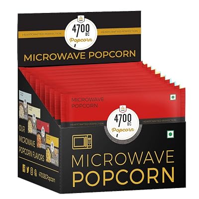 4700BC Popcorn, Microwave Bag, Barbeque, 920g (Pack of 10)