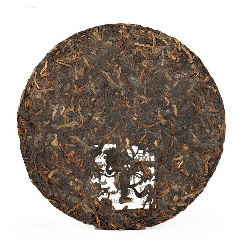 Thé Puer mûr Yunnan QiZiBing Haiwan Yi Wu Area 357g d'origine