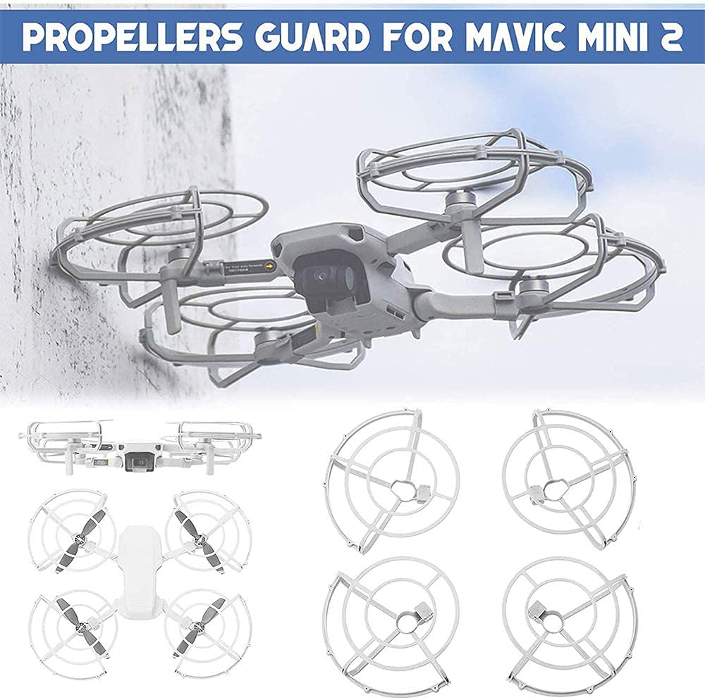 Propellers and Propellers Guard Protection para Mini 2 Juego de accesorios para drones Juego de accesorios de hoja de respaldo de repuesto Tornillo de aire