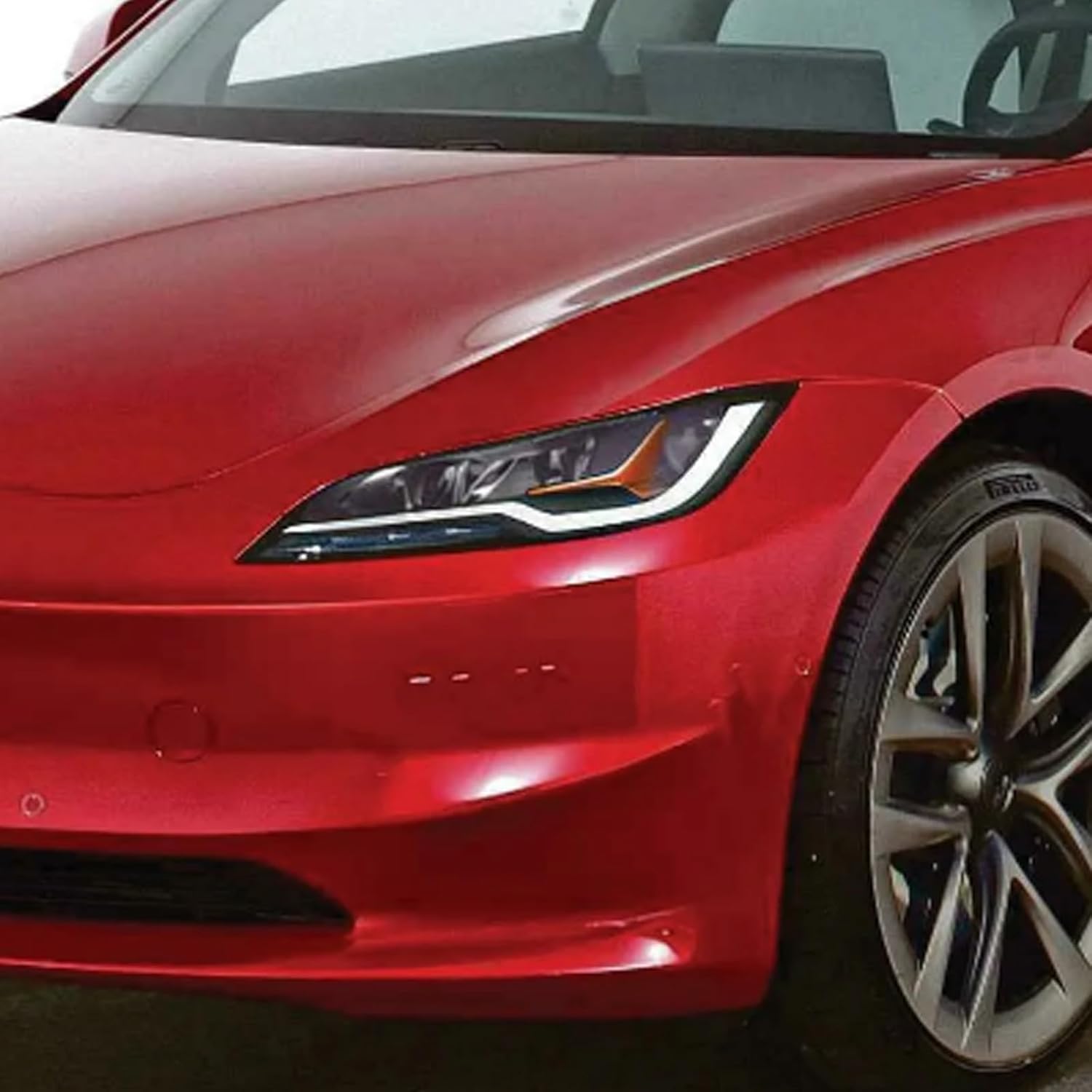 Left LED Headlights Assembly Compatible with 2024-25 Tesla Model 3 Headlamp Left Driver Side Replacement 1694086-99-F