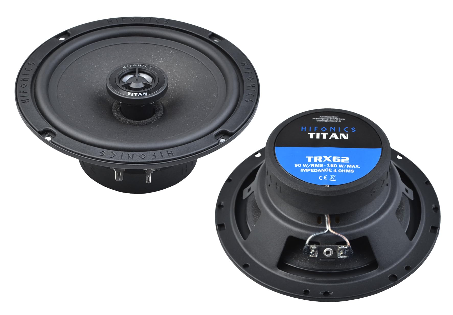 Hifonics Titan TRX62 | 16,5 cm (6.5") 2-Wege Koaxial-Lautsprecher