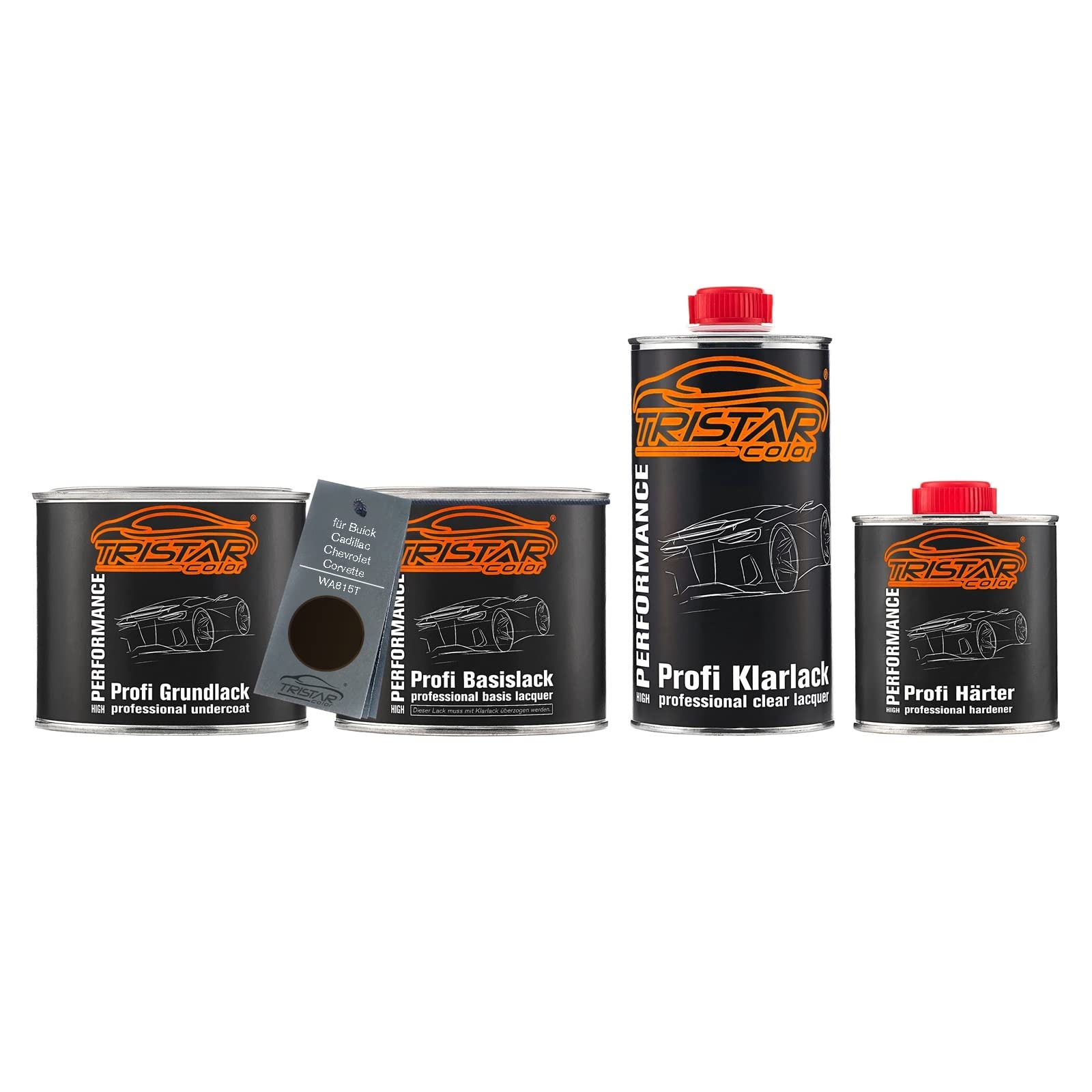 TRISTARcolor Autolack Dosen für Buick WA815T Black Diamond Metallic 1,75L