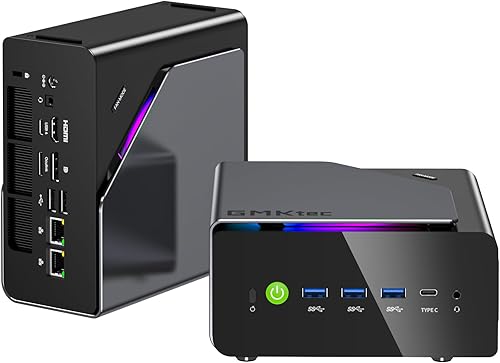 Miniatura 11 de GMKtec Mini computadora de escritorio, M3 Intel Core i5 12450H (8C/12T, hasta 4.40GHz) Mini PC 16GB DDR4 (8GB*2) 512GB SSD, 2X HDMI 4K, 4X USB 3.2