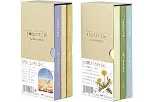 irojiten Color Pencils, 60 Vibrant Fine-point Colored Pencils for Artists