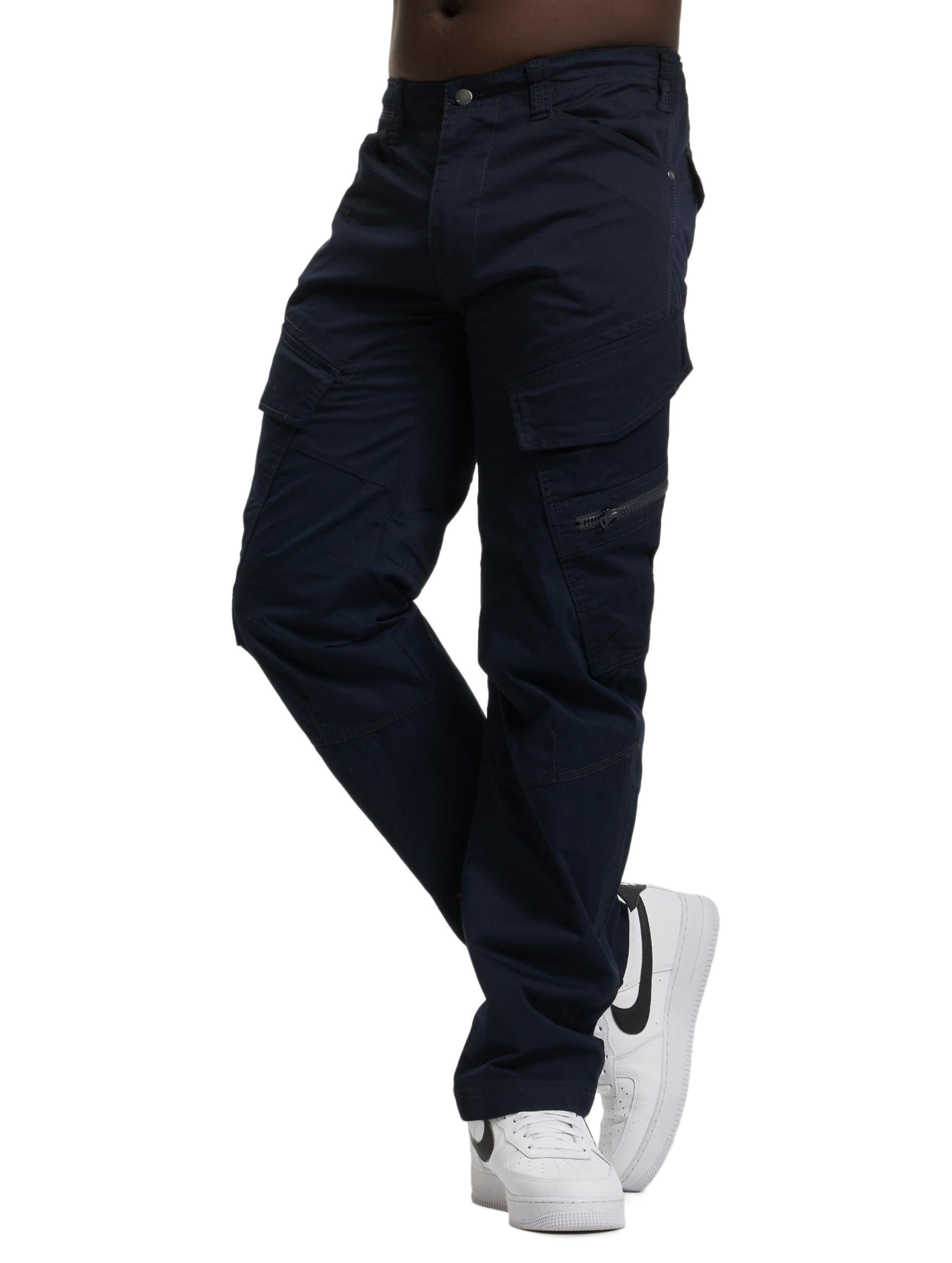 Brandit Adven Slim Fit Pants, color: navy, size: S