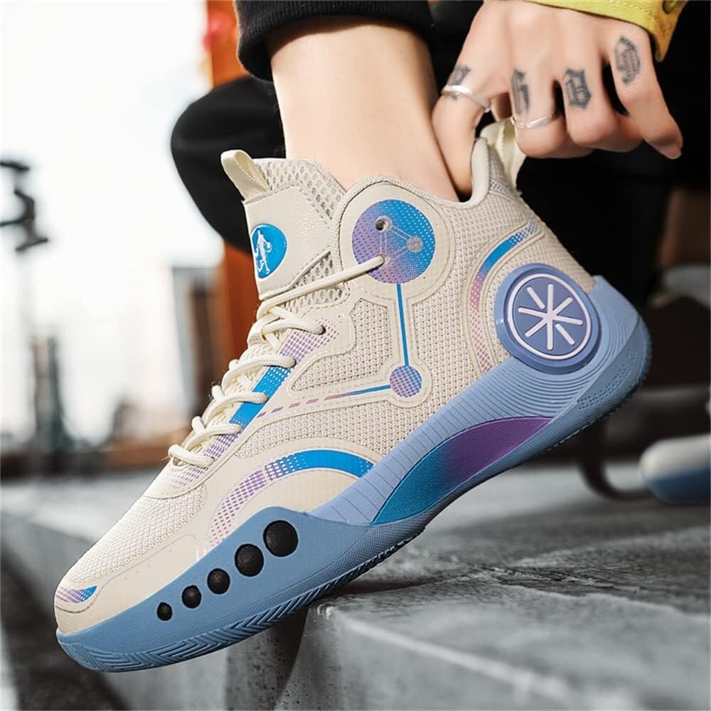 Unisex Modne Buty Do Koszykówki Amortyzujące Antypoślizgowe Oddychające Młodzieżowe Treningowe Sportów Na Świeżym Powietrzu Buty spacerowe
