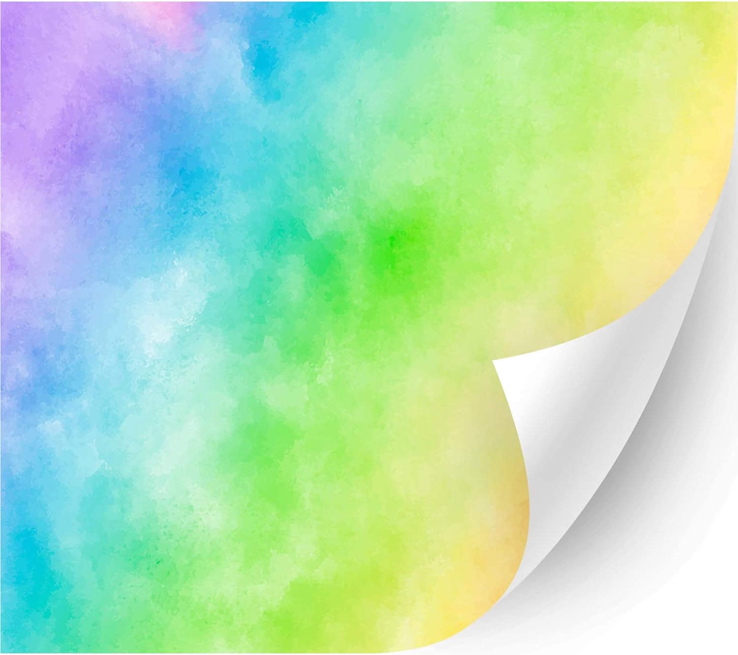 HTV4U Puff Pride Rainbow Heat Transfer Vinyl (Watercolor Rainbow, 20" x 3 Yards) - Patterned 3D Printed Iron on Vinyl, Heat Press Paper for T-Shirt, DIY Craft