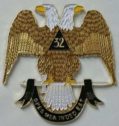 Mason Square MarketFreemason Ancient & Accepted Scottish Rite 32nd Degree Car Emblem