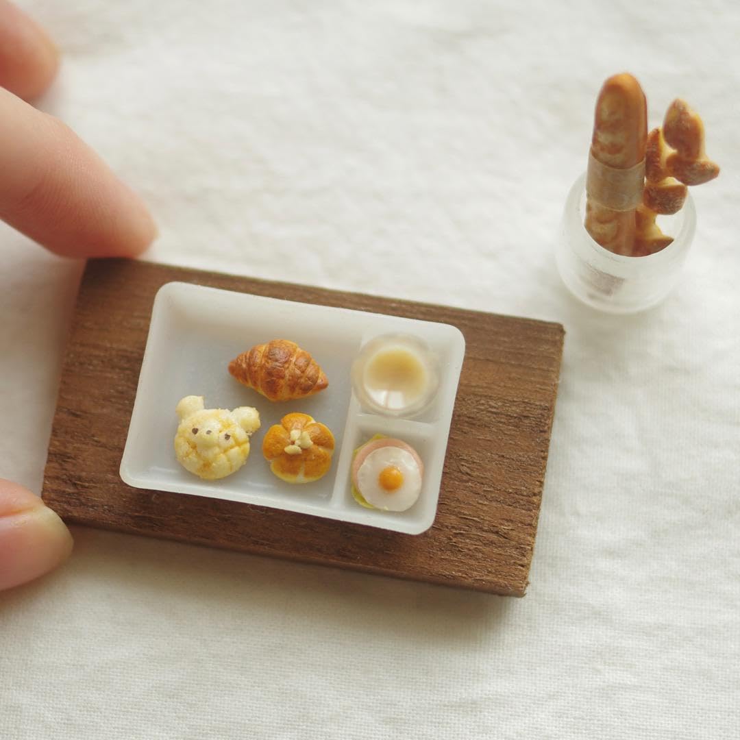 Amazon.co.jp: ミニチュアフードほっこりかわいいパンプレート