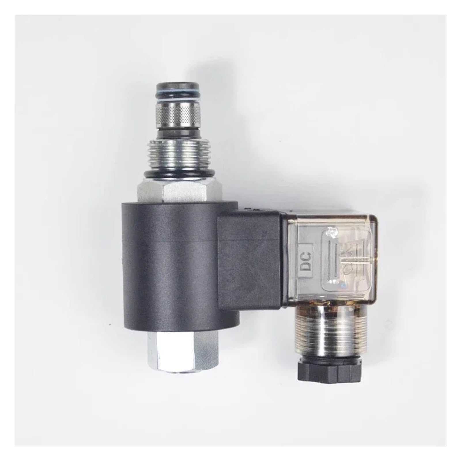 CXFCIHFT 2-Position 2-Way Normally Closed Threaded Hydraulic Cartridge Pressure Retaining Solenoid Valve DHF08-228 SV08-28(OD 13mm Spool AC220V)