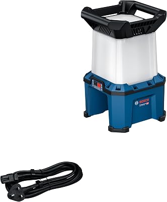 Bosch Professional 18V System Lampe hybride sans fil GLA 18VH-7500 (inclus le câble de l’appareil à froid)