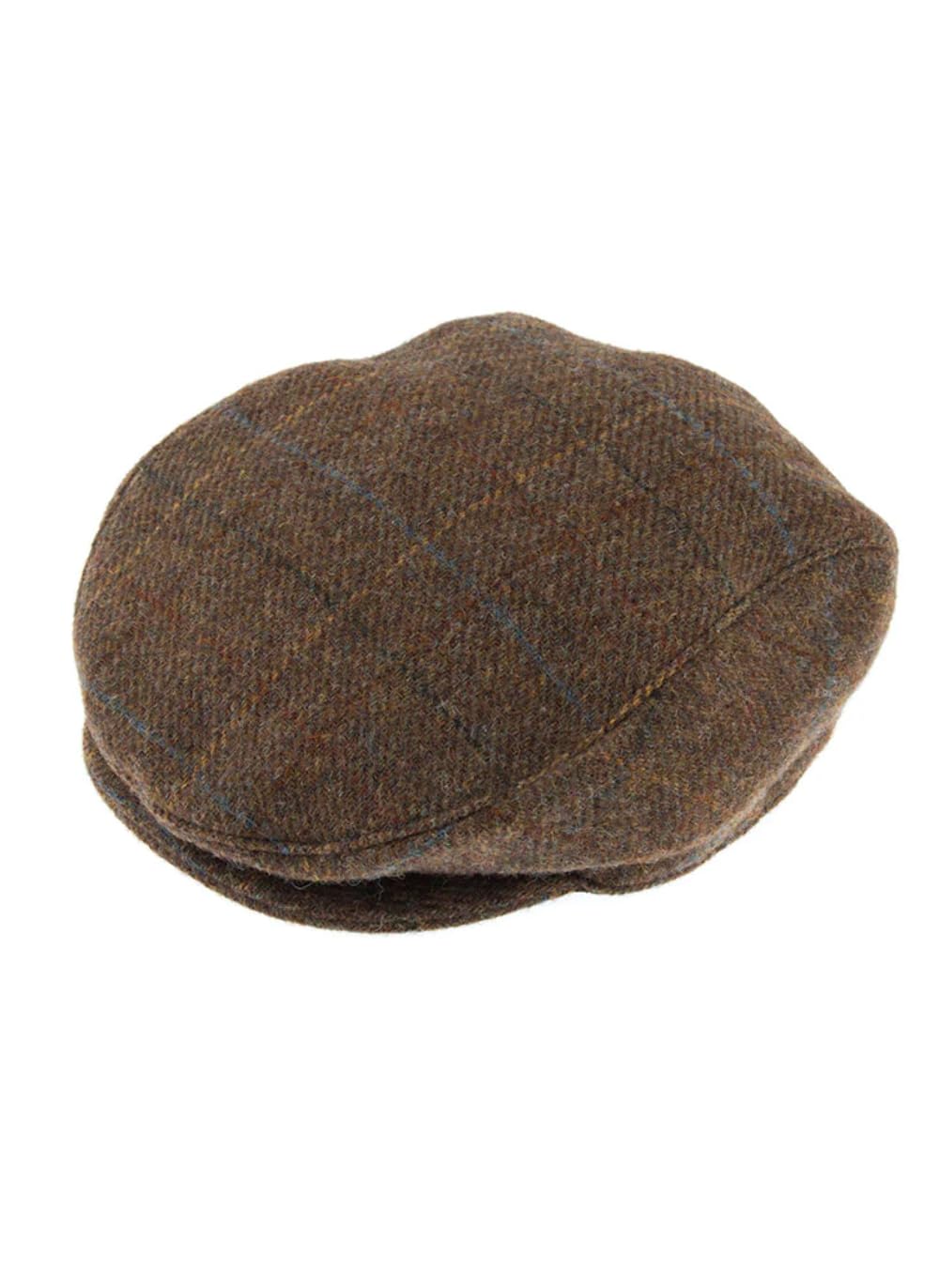 Dents Men's Chestnut Abraham Moon Tweed Flat Cap M
