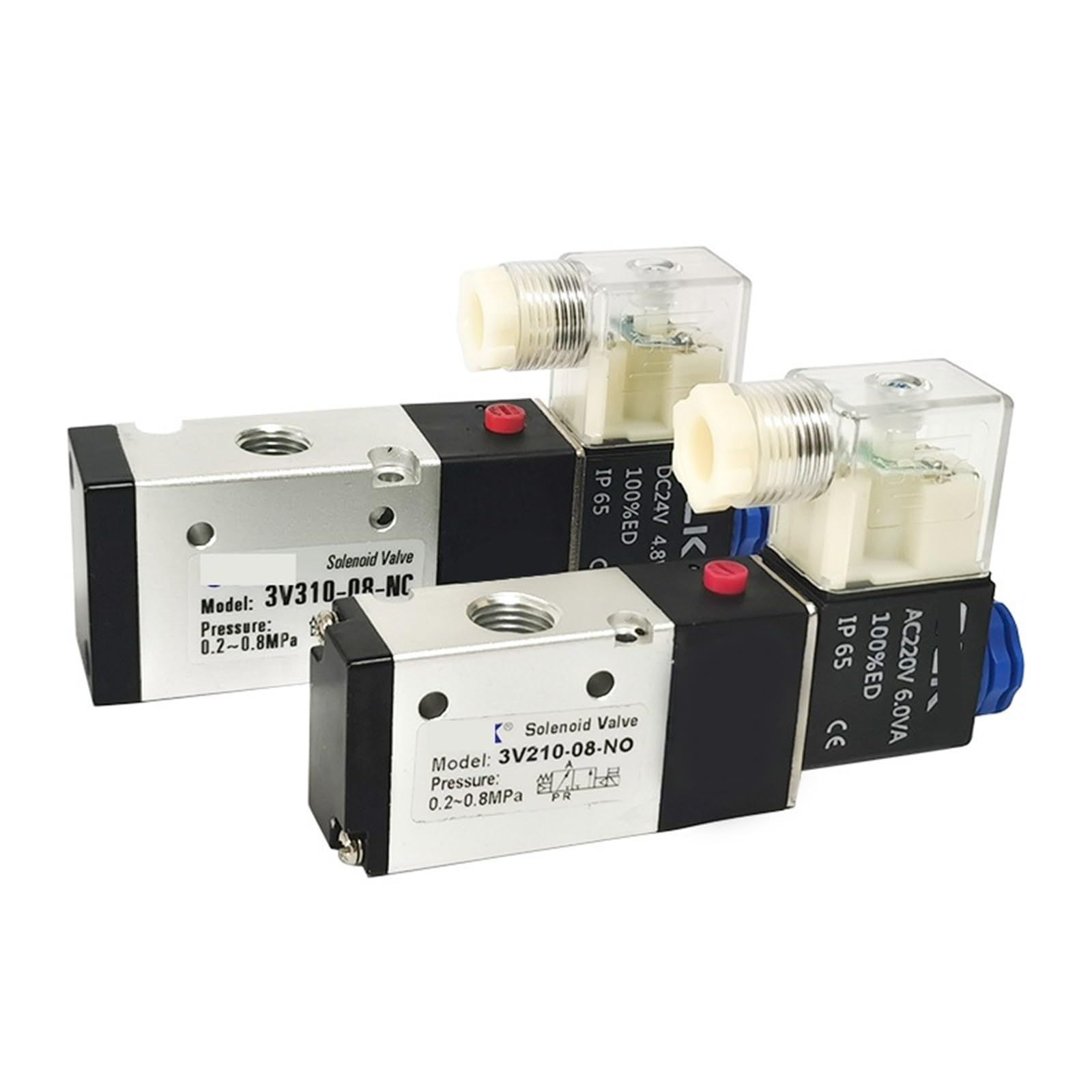 Válvula de control direccional neumática 3V310-10-NC normalmente cerrada