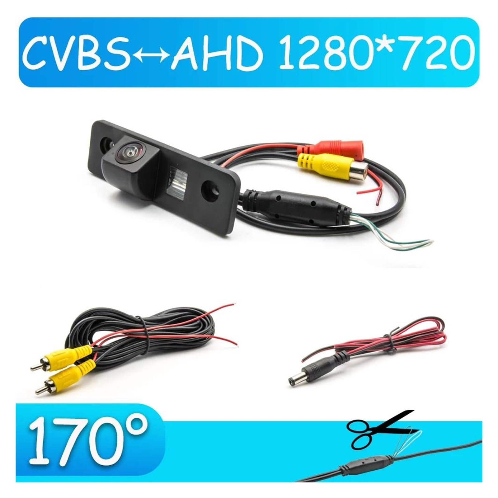 Zamiennik dla Fusion Hatchback 2005 2006 2007 2008 2009 monitor cofania parkowania samochodu CCD HD AHD kamera cofania rybie oko kamera cofania (C135 AHD 720P) (D170 AHD 720P)