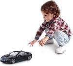 Voiture télécommandée RASTAR, Voiture de course RC à radio 1:14 BMW i8, Modèle de véhicule télécommandé, Portes ouvrantes manuellement, Noir mat