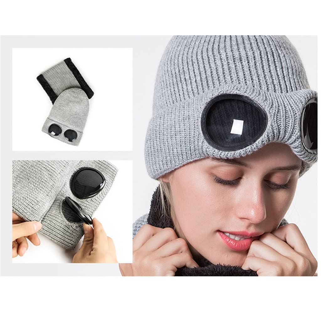 Czapki zimowe damskie Czapki gruba ciepła czapka Skullies Czapka damska czapka na zewnątrz apaszka (kolor: C, rozmiar: jeden rozmiar)