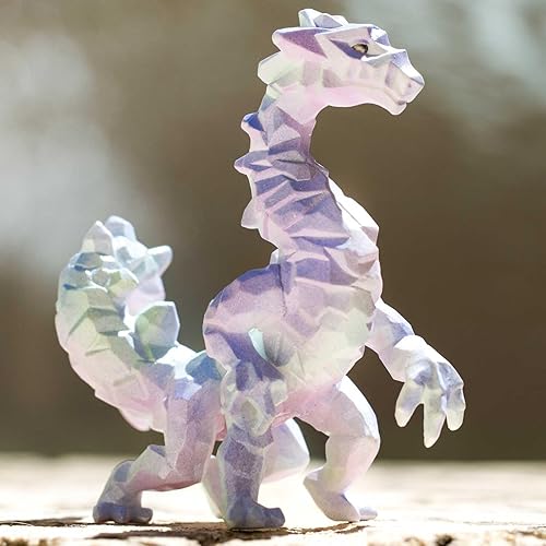 Miniatura 2 de Safari Ltd. Figura de dragón de la caverna de cristal, figura detallada de plástico de 5 pulgadas, divertido juguete de criatura mítica para niños,