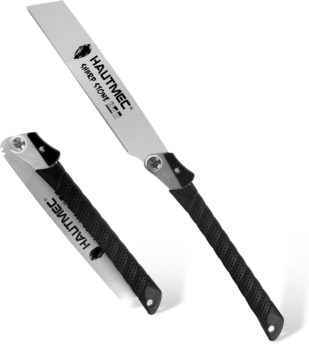 Japanese Pull Saw, 9-Inch Folding Flush Cut Saw for Woodworking, 17 TPI Fine Tooth Hand Saw with SK5 Steel Blade & Adjustable Non-Slip Handle