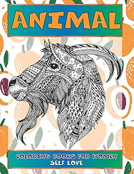 Paperback Self Love Coloring Books for Women - Animal Book