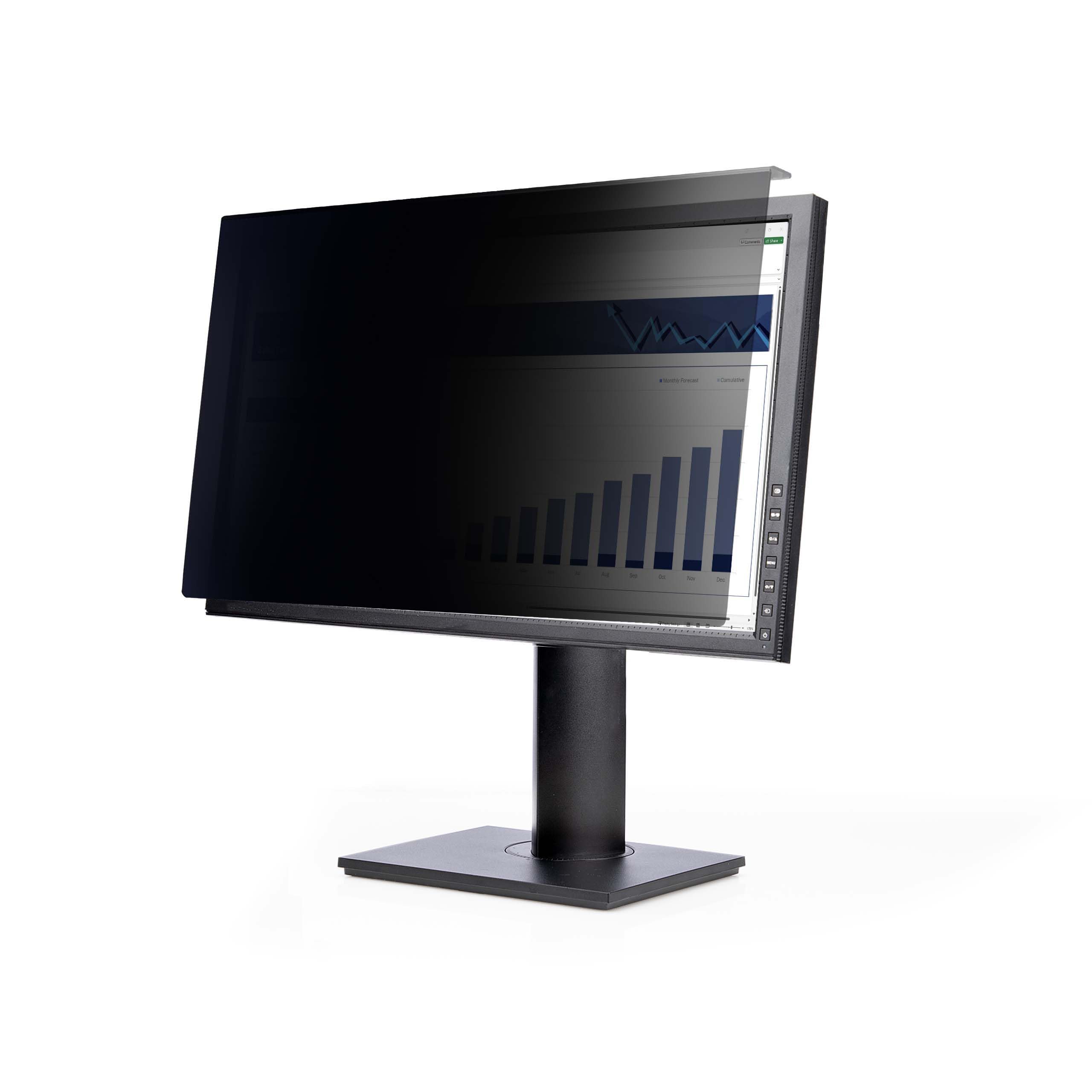StarTech.com 23.8-inch 16:9 Computer Monitor Privacy Screen, Hanging Acrylic Filter, Monitor Screen Protector, +/- 30 Deg., TAA
