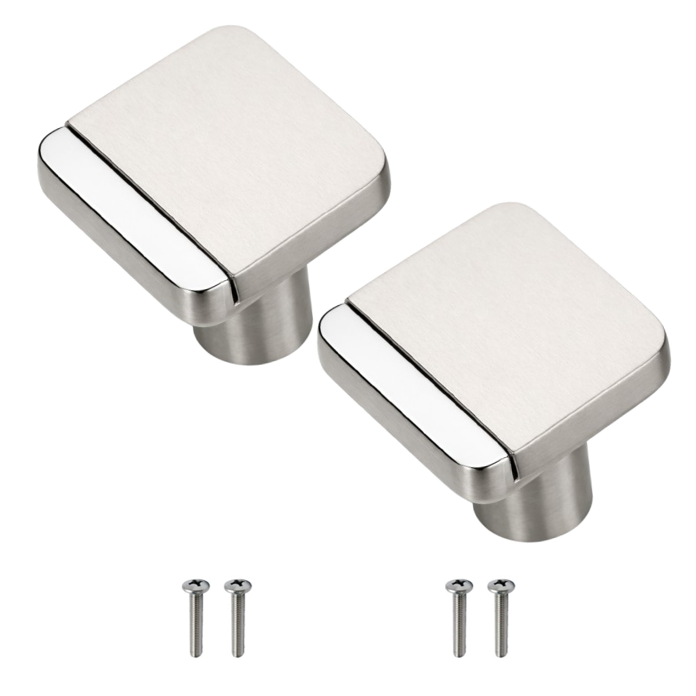 VOLO Cabinet Knob/Drawer Cabinet Knobs/Wardrobe Door Knobs/Cupboard Drawer Pull Handle/Kitchen Drawer Knob/Pulls (Knob_S-175) (Satin Silver, 2)-image-38