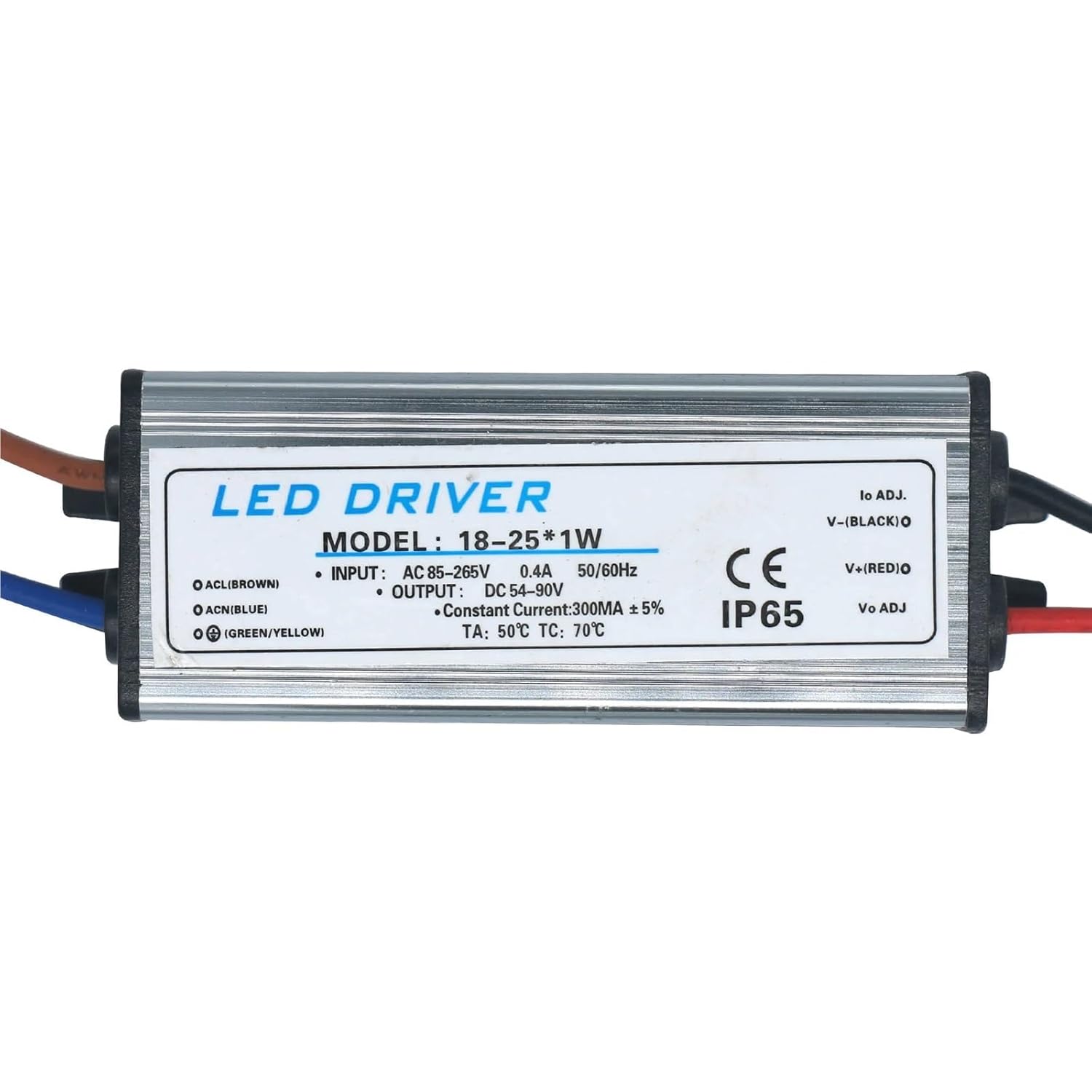 LED Waterproof Driver 1-3W 4-7W 8-12W 25-36W 300mA Power Supply Constant Current Voltage Lighting Transformers for LED Lamp(1-3W_100V-260V)