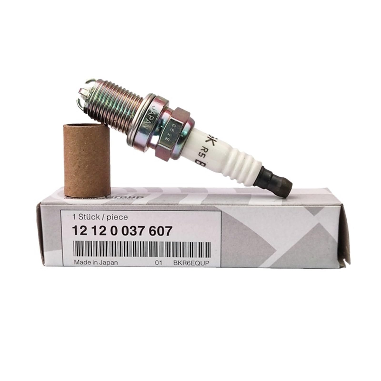 Amazon.com: 4/6 pieces platinum spark plug 12120037607 BKR6EQUP 