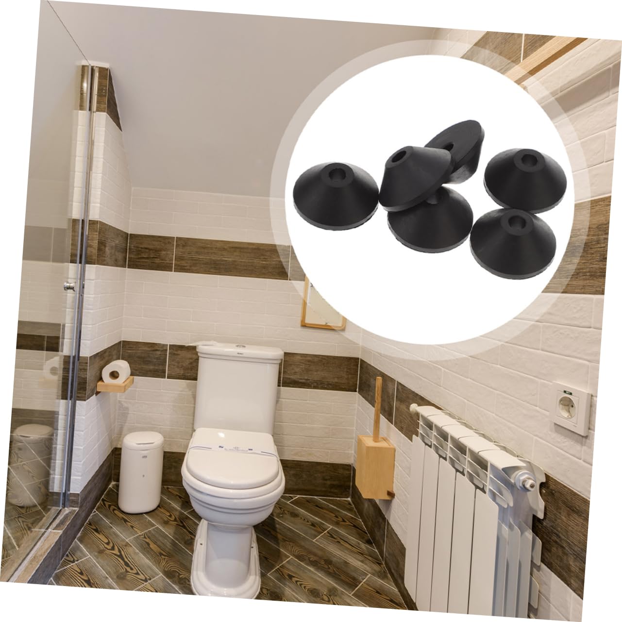 Artibetter 120pièces Rondelles Caoutchouc Étanches Pour Réservoirs De Toilettes Installation Facile Remplacement Des Joints Pour Fuites Eau Compatibilité Universelle