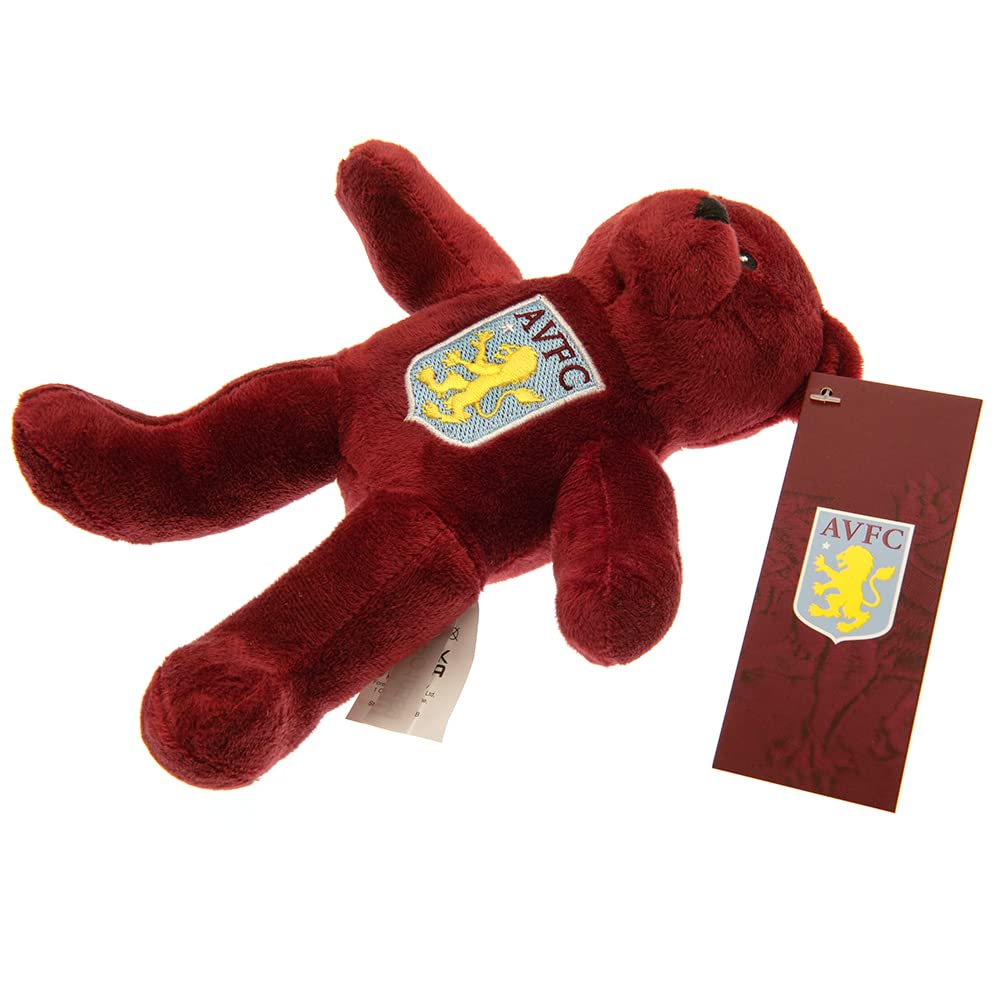 Aston Villa FC - Ours en Peluche (Taille Unique) (Bordeaux/Bleu/Jaune)