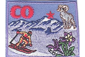 Colorado State Shape Patch - Iron On Patch