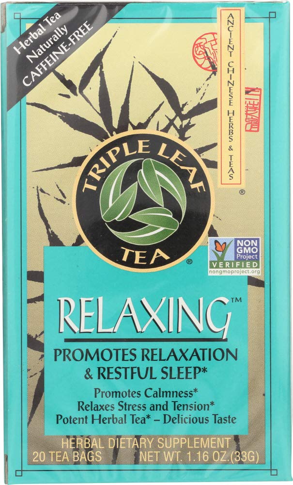 Triple Leaf Tea, Relaxing, 20 Tea Bags (Pack of 6)