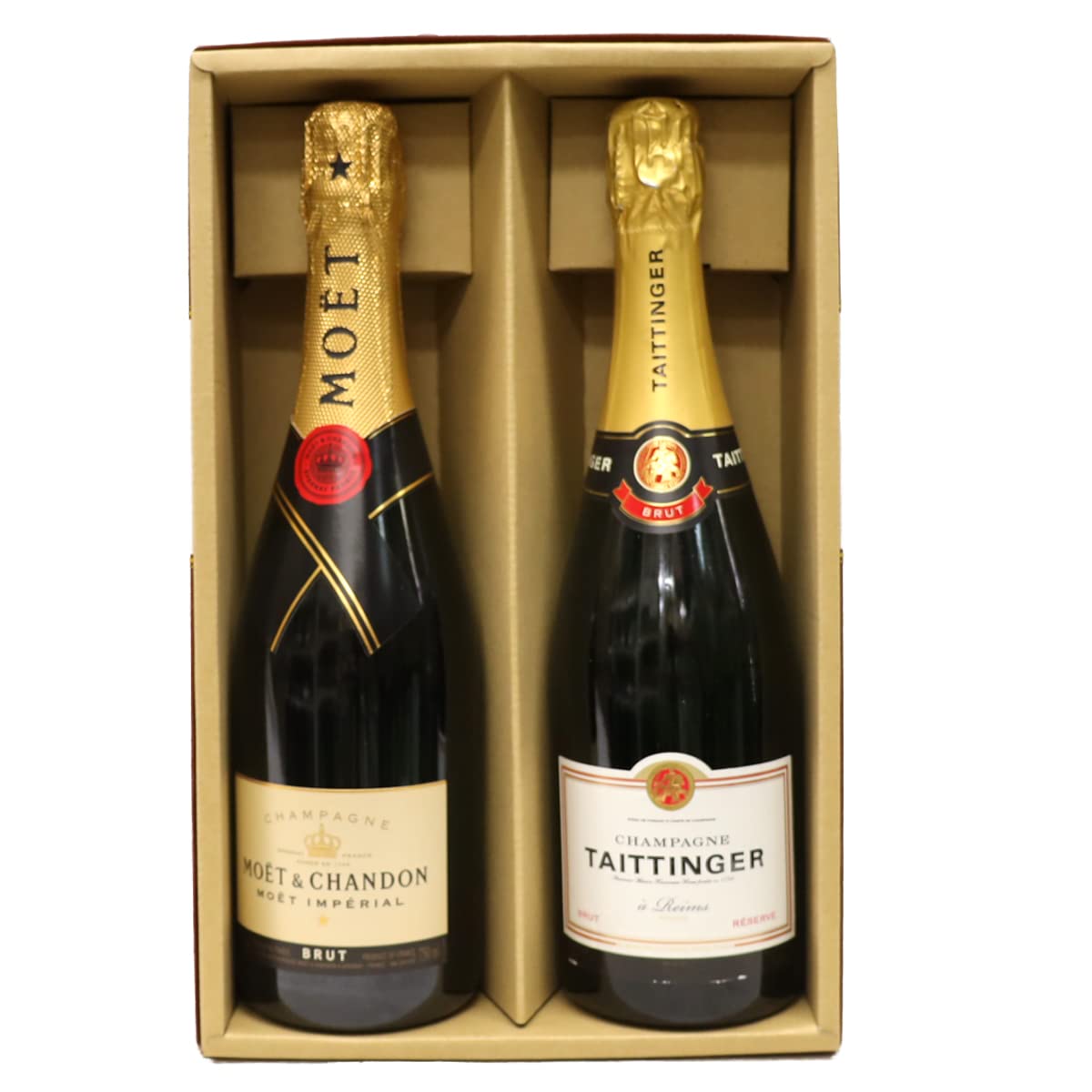 モエ・エ・シャンドン&テタンジェ 750ml 2本セット Amazon.co.jp: 高級シャンパン2本セット モエシャンドン