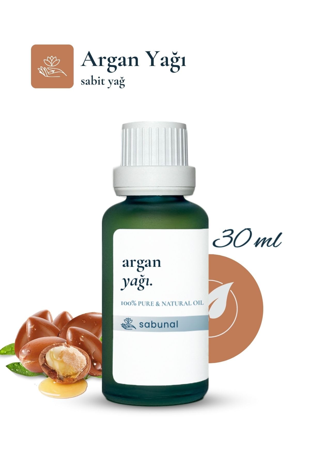 Argan Yağı 30 ml - Saç ve Cilt Bakımı İçin Bitkisel Bakım Yağı