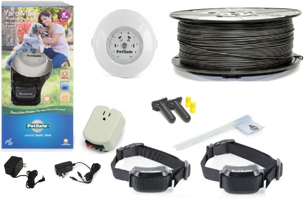 Monell Pets Petsafe YardMax In-Ground Dog Fence 500 Feet Heavy Duty 14 Gauge Wire (2 Dog)