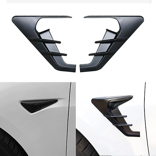 Miniatura 7 de YHCDSEA Funda de protección para cámara lateral Tesla Model 3Y HW3.0, compatible con Tesla Model 32020-2023.6 Tesla Model Y (patrón de fibra de